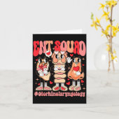 Carte Funny Ent Squad Otolaryngologist Ent Valentines Da (Fleur jaune)