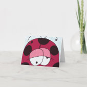 Carte Funny et Chubby Ladybug (Devant)
