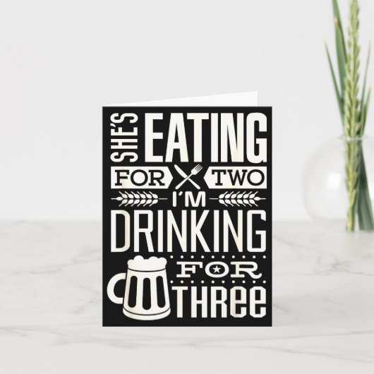 Carte Funny Expecting Dad Shirt For Pregnancy New Dad Fa (Devant)