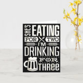 Carte Funny Expecting Dad Shirt For Pregnancy New Dad Fa (Fleur jaune)