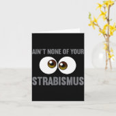 Carte Funny Eye Surgeon Design For Men Women Strabismus (Fleur jaune)