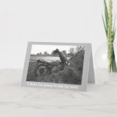 Carte FUNNY/FAKE accident/customizable text Card (Devant)