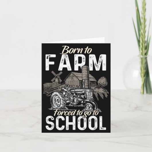 Carte Funny Farmer Shirt Men Tractor Boys Tractor Lover (Devant)