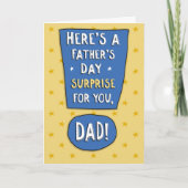 Carte Funny Father's Day Card: Test Results (Devant)
