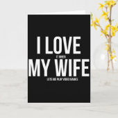 Carte Funny Father's Day Video Game Dad (Fleur jaune)