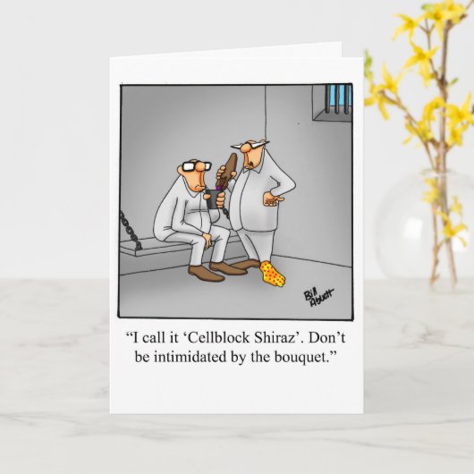 Carte Funny Félicitations Fiche Spécifications (Fleur jaune)