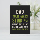 Carte Funny Fête des pères 2021 (Debout devant)
