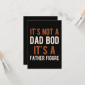 Carte Funny Fête des pères 2021 (Devant/Arrière en situation)
