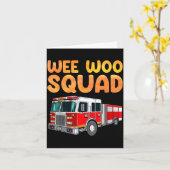 Carte Funny Firefighter Art For Kids Men Women Fireman F (Fleur jaune)