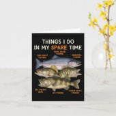 Carte Funny Fishing Apparel For Men, Youth And Boys _ B  (Fleur jaune)