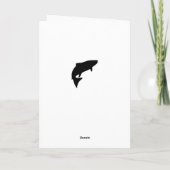 Carte Funny Fishing Hummor Coupons Father's Day Card (Dos)