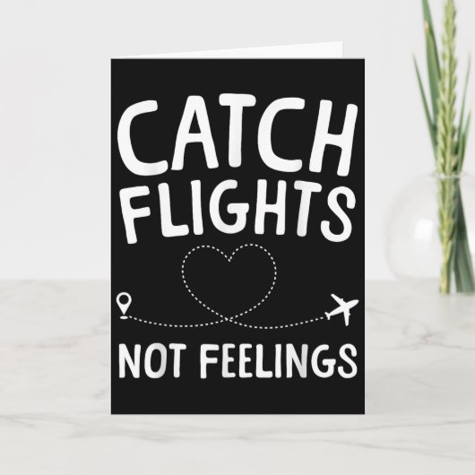 Carte Funny Flight Attendant Art For Men Women Flight At (Devant)