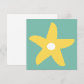 Carte Funny Flowef (Devant / Derrière)