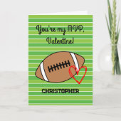Carte Funny Football Saint-Valentin (Devant)