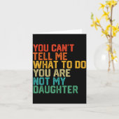 Carte Funny For Father Dad From Daughter Father's Day Da (Fleur jaune)