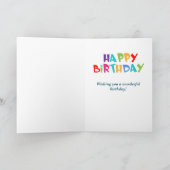 Carte Funny Fou Frère Anniversaire (Intérieur)