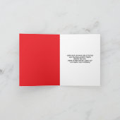 Carte Funny Freeze Golf Ball Noël (Intérieur)