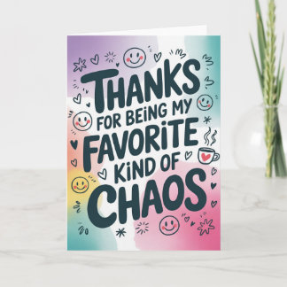 Carte Funny Friend Thank You Card