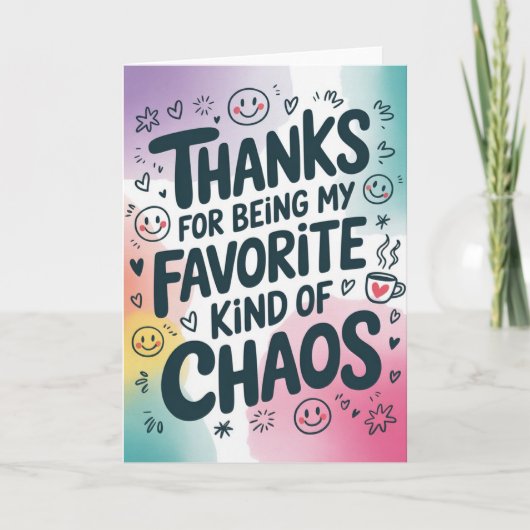 Carte Funny Friend Thank You Card (Devant)