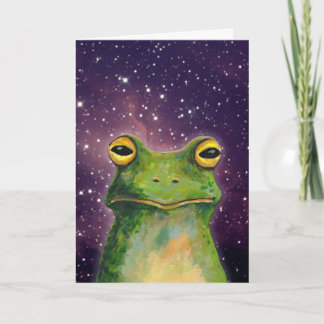 Carte Funny Frog Birthday