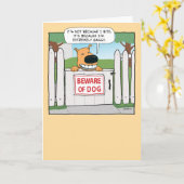 Carte Funny Gassy (Fleur jaune)