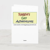 Carte Funny Gay Anniversaire (Dos)