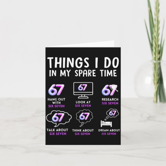 Carte Funny Gen Alpha Lover Trend Fan Modern Youth Humor (Devant)