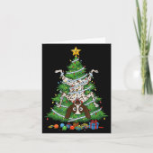 Carte Funny German Shorthaired Inter Dog Christmas Tree (Devant)