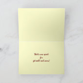 Carte Funny Get Well (Intérieur)