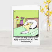 Carte Funny get well card (Fleur jaune)
