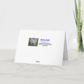 Carte Funny Get Well Card Chien dans le cône (Dos)