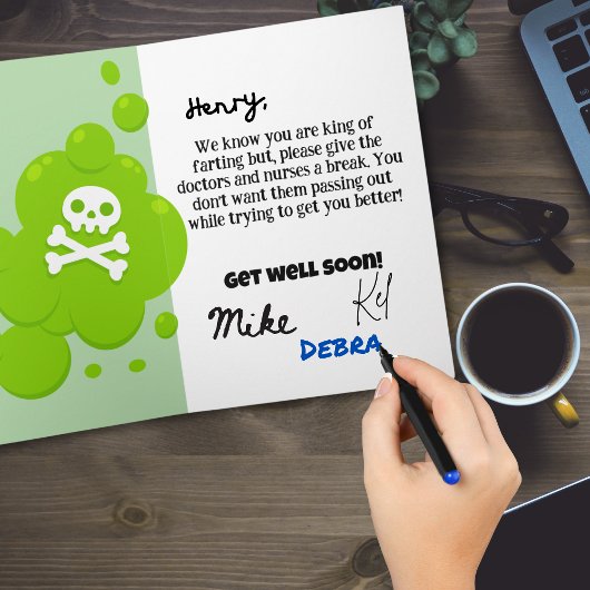 Carte Funny Get Well for Men Fart King Edition
