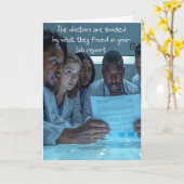 Carte Funny get well wish for beer lover (Fleur jaune)