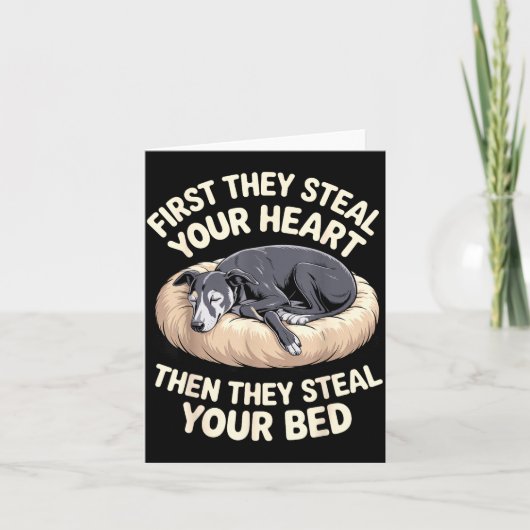 Carte Funny Ghound Art For Men Women Kids Puppy Ghound L (Devant)