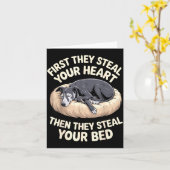 Carte Funny Ghound Art For Men Women Kids Puppy Ghound L (Fleur jaune)