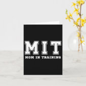 Carte Funny Gift For New Mom In Training Expecting Pregn (Fleur jaune)