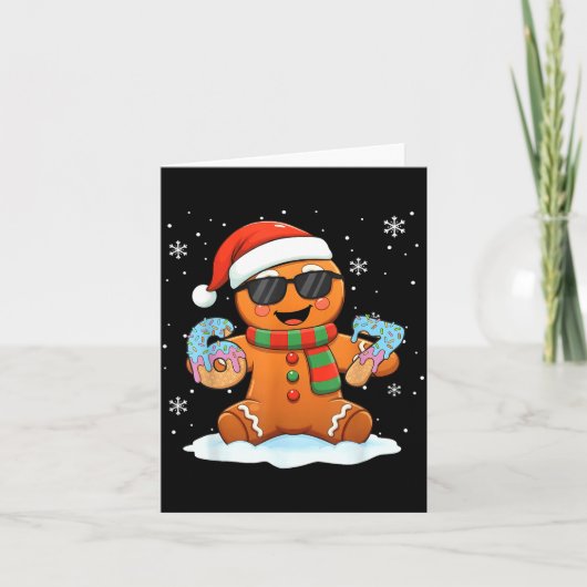 Carte Funny Gingerbread Six Seven 67 Ice Cream Drip Chri (Devant)