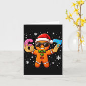 Carte Funny Gingerbread Six Seven 67 Ice Cream Drip Chri (Fleur jaune)