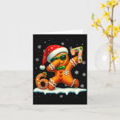 Carte Funny Gingerbread Six Seven 67 Ice Cream Drip Chri (Fleur jaune)