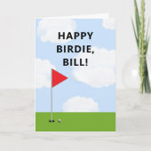 Carte Funny Golf Anniversaire (Devant)