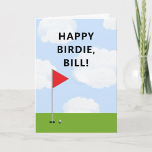 Carte Funny Golf Anniversaire