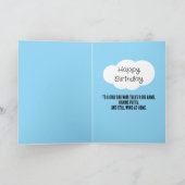 Carte Funny Golf Dad Birthday Personalized Best Dad Par (Intérieur)