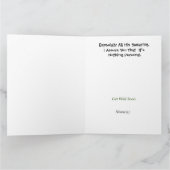 Carte Funny Golf Get Well Card (Intérieur)