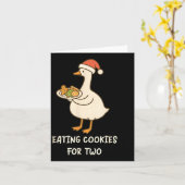 Carte Funny Goose Pregnancy Pregnant Announcement To Hus (Fleur jaune)