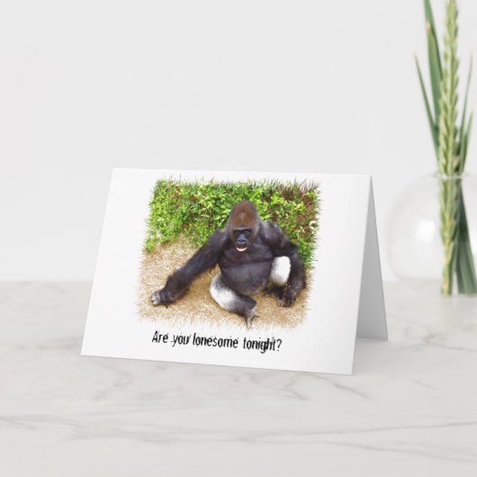 Carte Funny Gorilla (Devant)