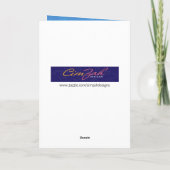 Carte Funny Gorilla Flipping Awesome BBQ Fête des pères (Dos)