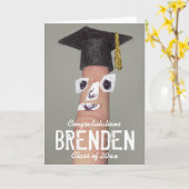 Carte Funny Graduation Félicitations Classe de 2023 (Fleur jaune)