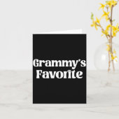 Carte Funny Grammy’s Favorite Funny Grandparent Granhild (Fleur jaune)