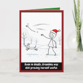 Carte Funny Grandma Christmas (Devant)