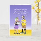 Carte Funny Grandpa Birthday Greeting Card (Fleur jaune)